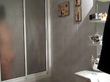 my wife in shower